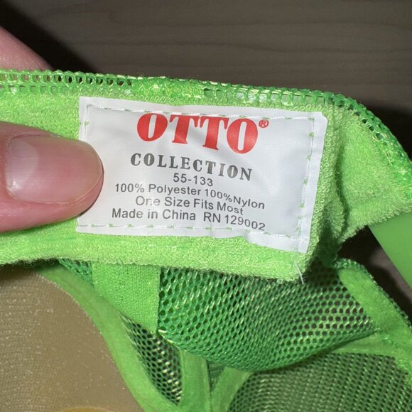 818 Tequila OTTO Kenny's Tequila Delivery Neon Green White Hat One Size OS - Picture 6 of 8